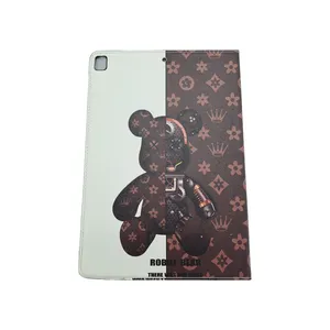 کیف کلاسوری مدل هپی تایم طرح خرس رباتی مناسب برای تبلت اپل ipad pro 10.2/10.5 