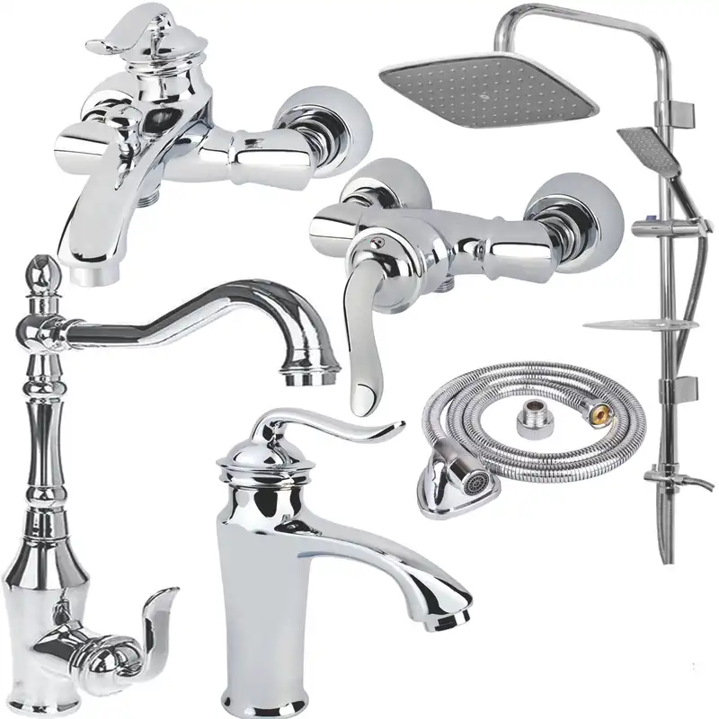 ست شیرآلات ایلمان مدل بامبو SD456  مجموعه 6 عددی