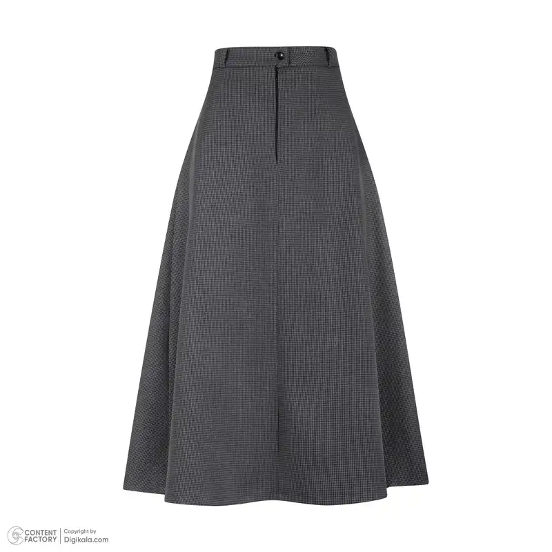 دامن فون زنانه مدل کلوژی پیچازی 40 رنگ طوسی