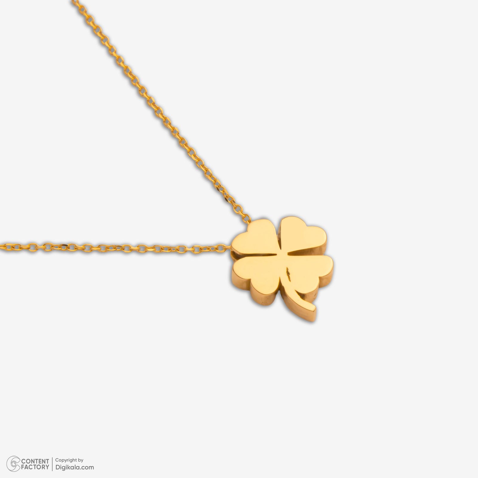 گردنبند طلا 18 عیار زنانه با زنجیر حلقه‌ای (فلامینگو) مایا ماهک مدل MM2172 -  - 5