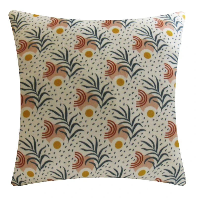 کاور کوسن هوم اند لایف مدل راشر طرح برگ فانتزی