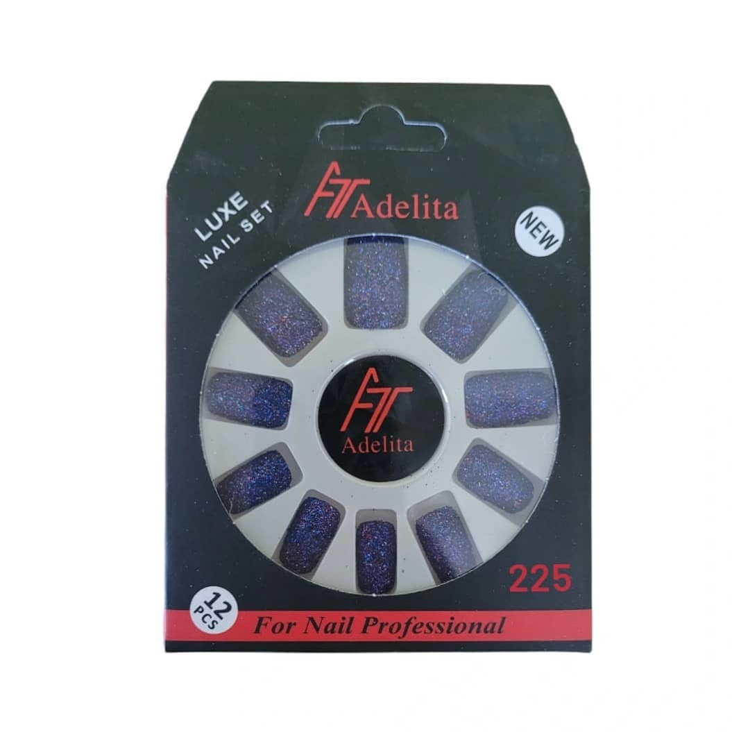 ناخن مصنوعی آدلیتا مدل G-225 بسته 12 عددی