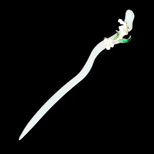 گیره مو زنانه مدل کانزاشی گلبرگ کد brg 3120