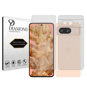 Diamond Tough model matte screen protector suitable for Google Pixel 8 mobile phone along with the back protector