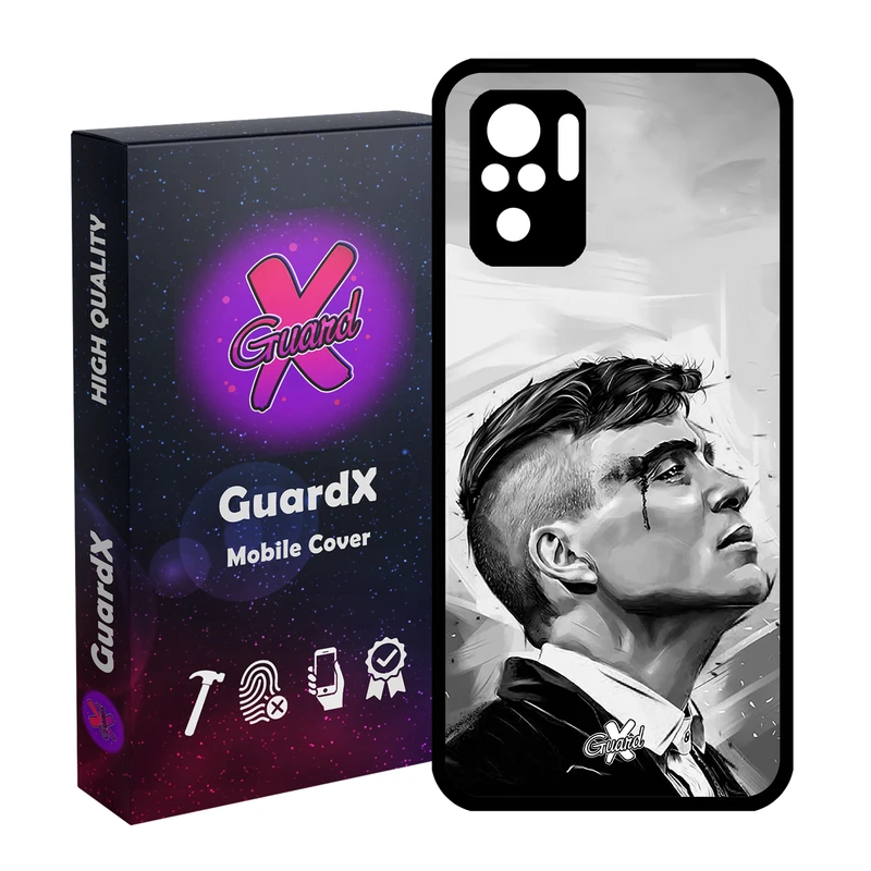 کاور گارد ایکس طرح Peaky Blinders مدل Glass10132 مناسب برای گوشی موبایل شیائومی Redmi Note 10 4G / Note 10S