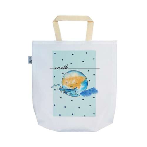 ساک خرید ترمه طراحان ایده مدل زمین من کد shj015