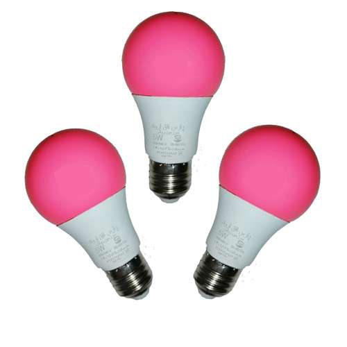 لامپ 5 وات پارس افق اروند مدل رنگی پایه E27 بسته سه عددی