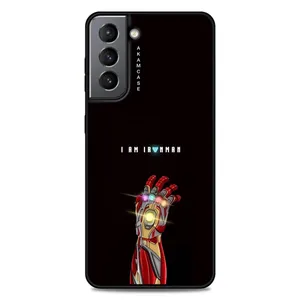 AKAM AMC-WSGS21-IRON MAN10 Cover For Samsung Galaxy S21