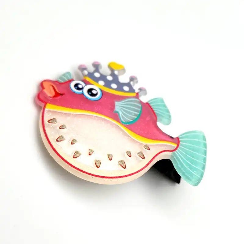 گیره مو دخترانه مدل ماهی کد SNG319