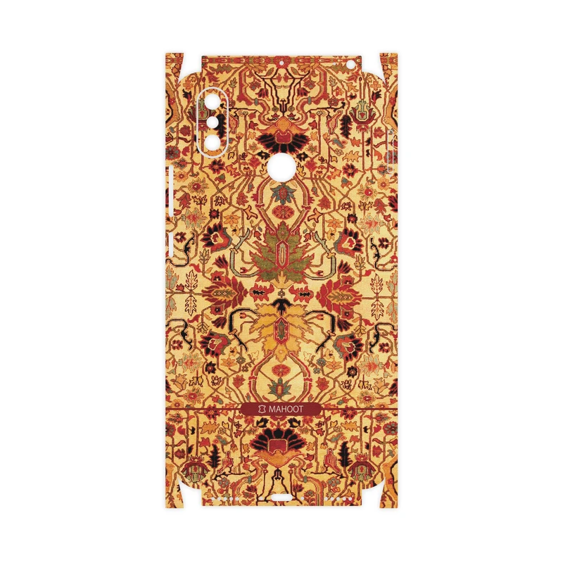 برچسب پوششی ماهوت مدل Persian-Carpet-Yellow-FullSkin مناسب برای گوشی موبایل شیائومی Mi Max 3