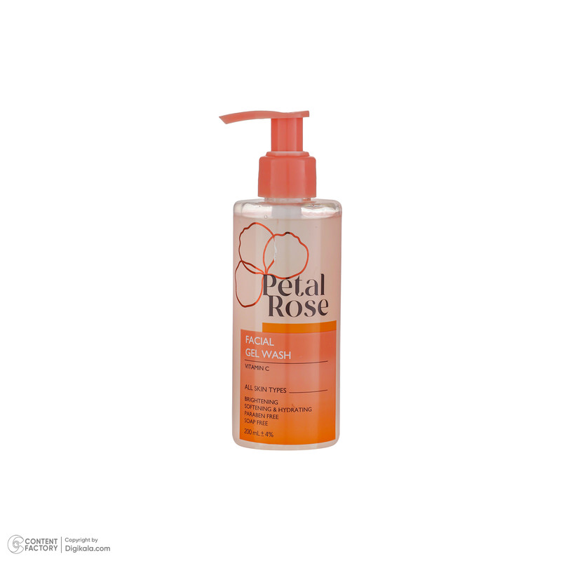 ژل شستشوی صورت پتال رز مدل Vitamin C حجم 200 میلی لیتر ژل شستشوی صورت پتال رز مدل Vitamin C حجم 200 میلی لیتر