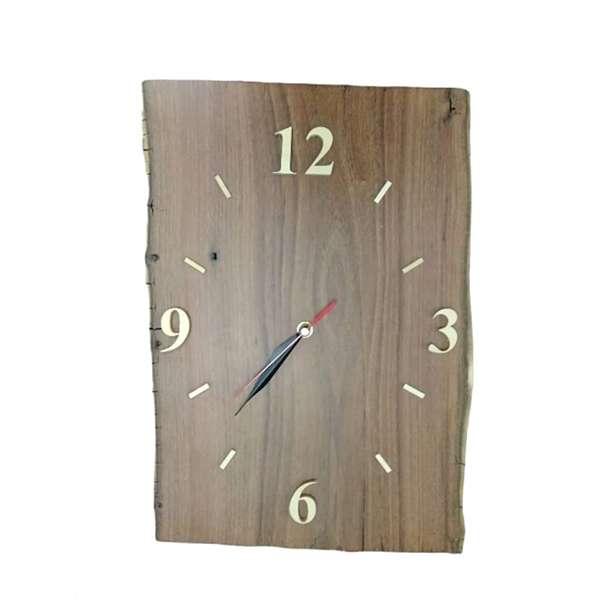 ساعت دیواری چوبی مدل کنده پیر