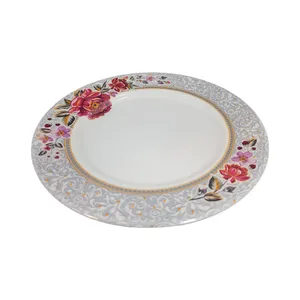 بشقاب غذاخوری مدل گل داوودی کد 714