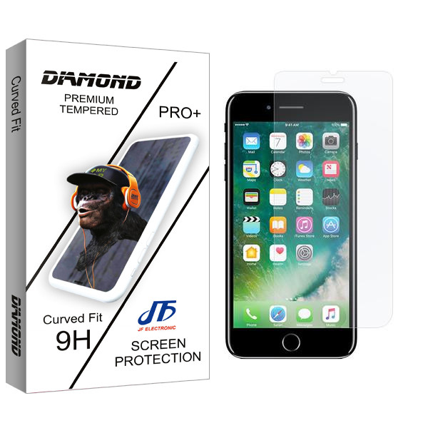 محافظ صفحه نمایش جی اف مدل Diamond مناسب برای گوشی موبایل اپل iPhone 7 Plus