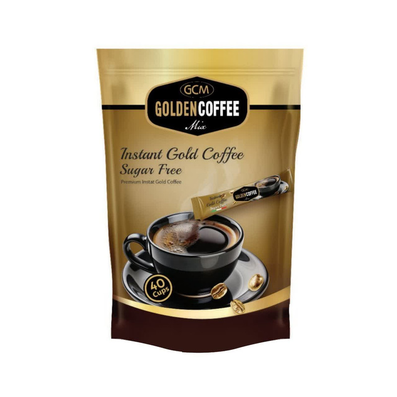 پودر قهوه فوری گلدن کافی میکس - 2.5 گرم بسته 40 عددی