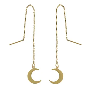 گوشواره زنانه مدل  ماه کد ZC964