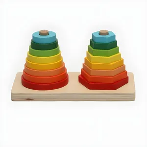 بازی آموزشی مونته سوری طرح 2 عددی اشکال واحجام کد 2021