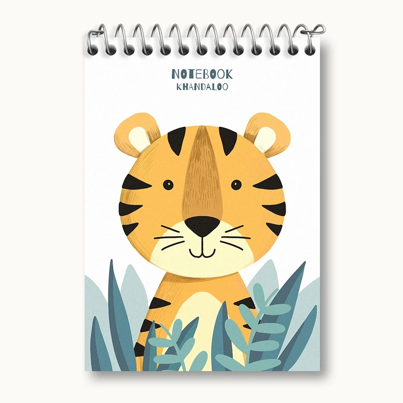 دفتر یادداشت 50 برگ خندالو مدل ببر بامزه کد N1299