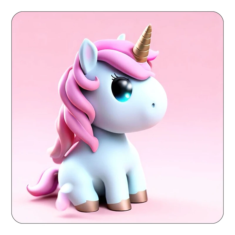 مگنت کاکتی طرح اسب تک شاخ و یونیکورن مدل mp31779