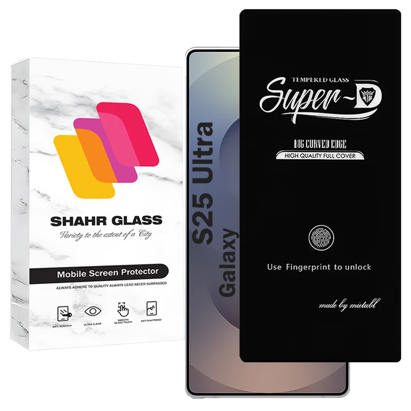 محافظ صفحه نمایش شهر گلس مدل SUPERDNSH مناسب برای گوشی موبایل سامسونگ Galaxy S25 Ultra 5G