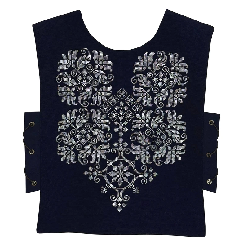 وست یقه گرد زنانه مدل دلناز