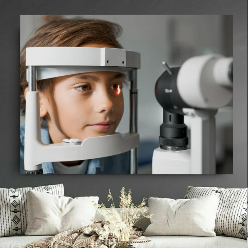 پوستر طرح بینایی سنجی مدل ابزار پزشکی کد BK23822