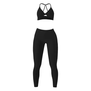 ست نیم تنه و لگینگ ورزشی زنانه مدل M5140