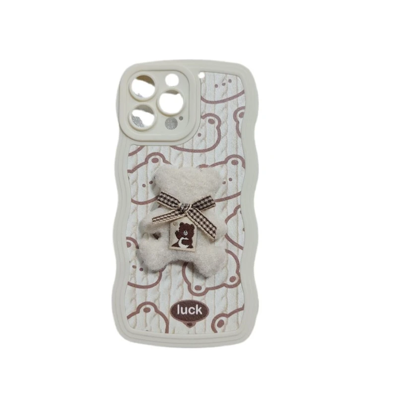 کاور طرح عروسکی مدل ژله ای کد 110186313 مناسب برای گوشی موبایل اپل iphone 13promax
