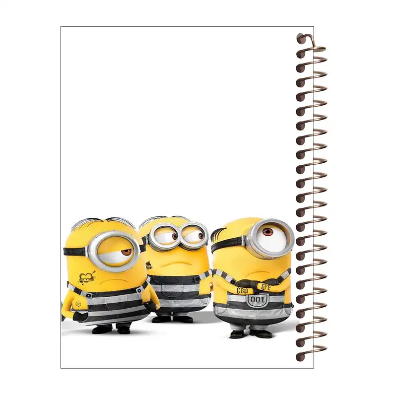 دفتر مشق 80 برگ طرح مینیون کد J248