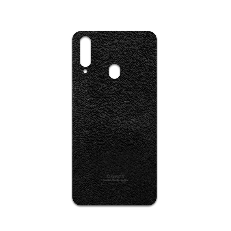 برچسب پوششی ماهوت مدل Black-Leather مناسب برای گوشی موبایل سامسونگ Galaxy A20s