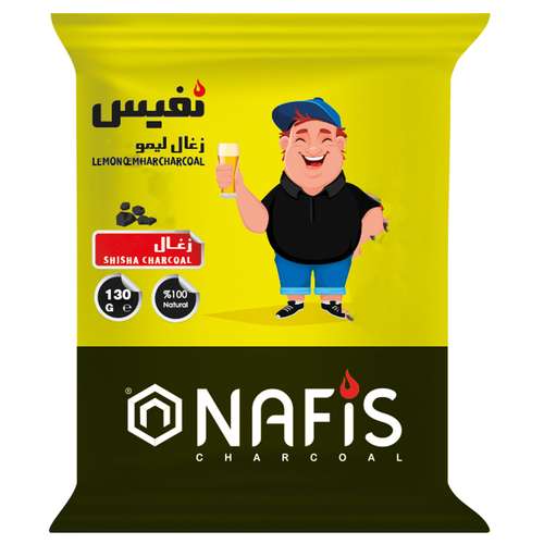 زغال فشرده نفیس مدل LEMN وزن 130 گرم