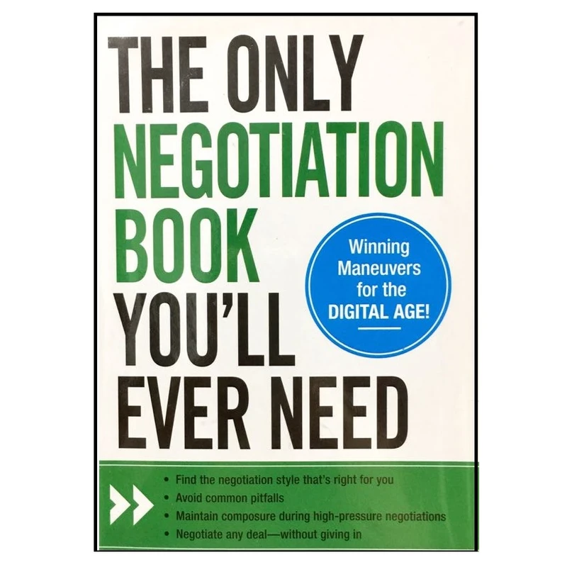 کتاب The Only Negotiation Book Youll Ever Need اثر Angelique Pinet انتشارات Adams Media