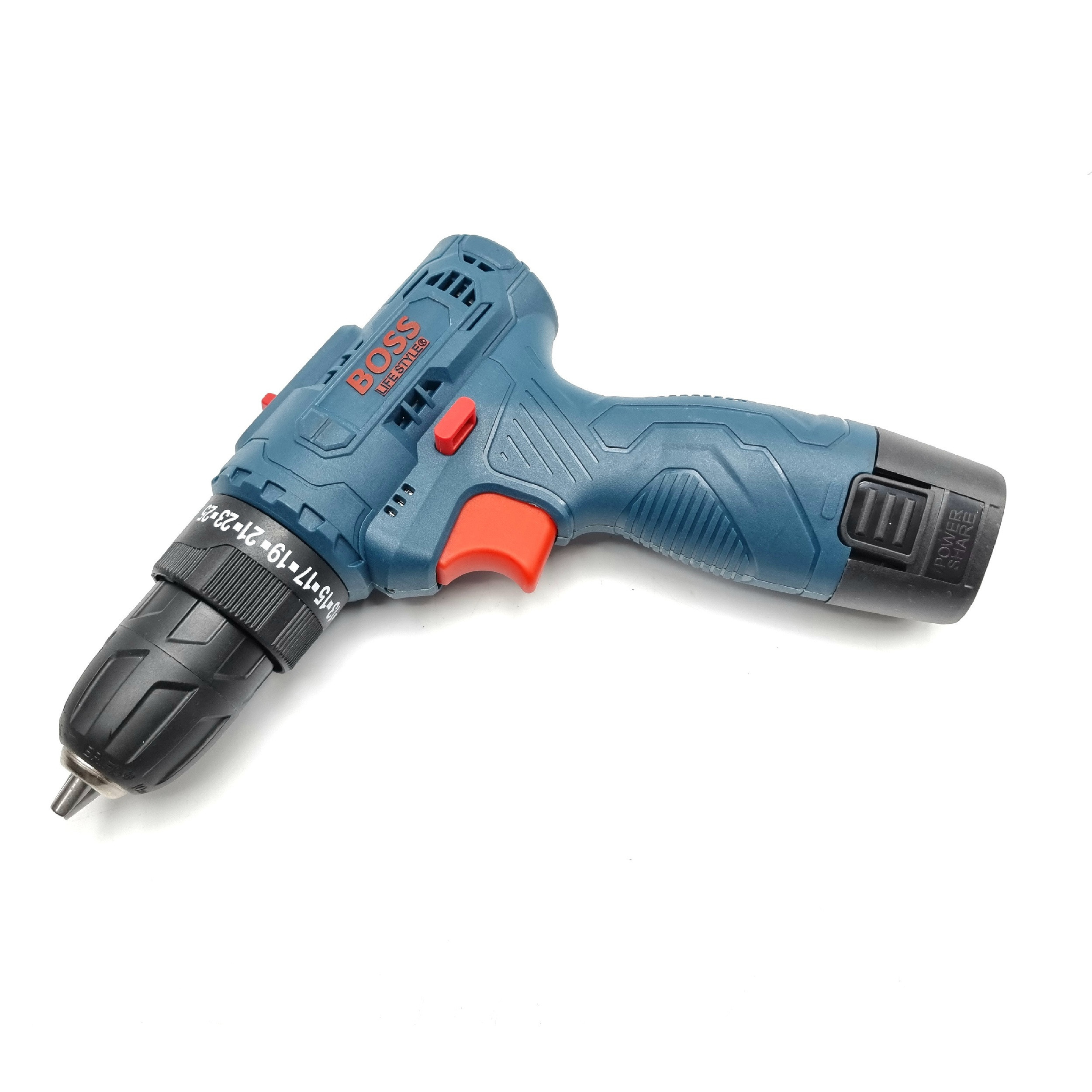 مجموعه 25 عددی پیچ گوشتی شارژی باس مدل LIFE_STYLE_BS_1212