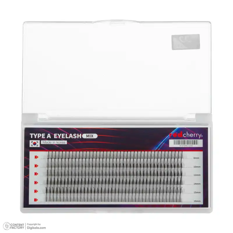 مژه مصنوعی رد چری مدل A کد 102