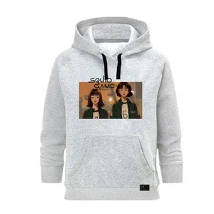 هودی زنانه مدل SQUID GAME کد J102 رنگ طوسی