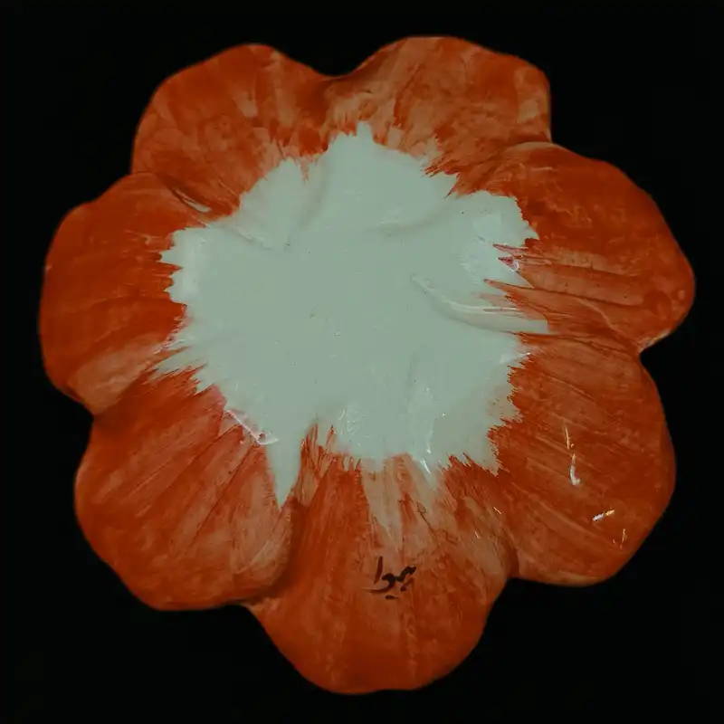 کاسه سرامیکی هیوا طرح شقایق کد 11097857