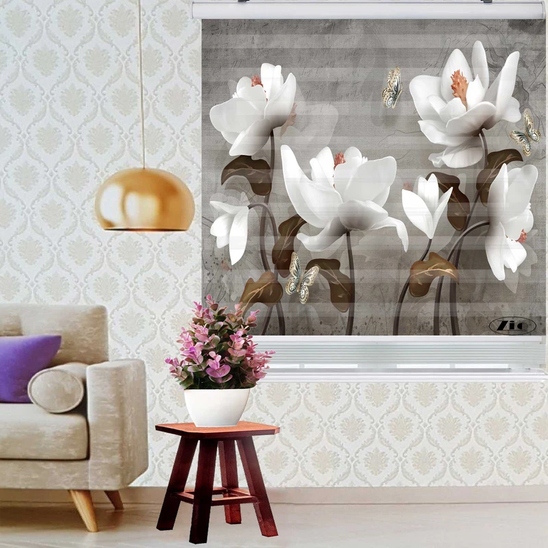 پرده زبرا زیو کد 3D1074 سایز 150x200 سانتی متر