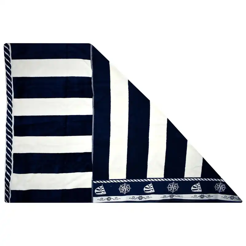 حوله حمام ازدیلک مدل blue سایز 100x150 سانتی متر