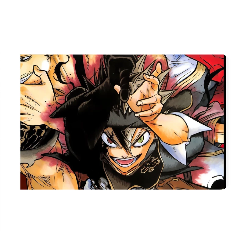 تابلو شاسی عرش مدل انیمه شبدر سیاه Black Clover کد As1461