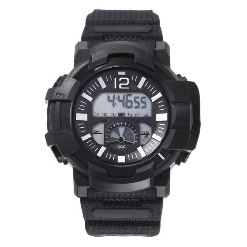 ساعت مچی دیجیتال مردانه مدل اسپرت تک زمانه کرنوگراف بند پیو کد ۵