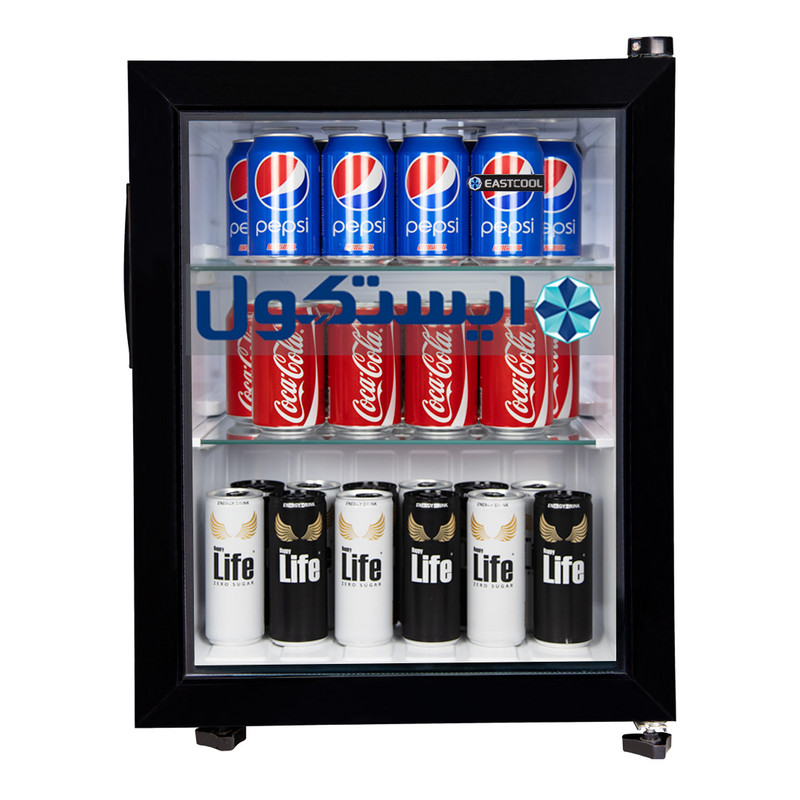 یخچال 3 فوت ایستکول مدل TM-4164-HS، با ارتفاع 59، پهنای 44.5 و عمق 53 سانتی‌متر، میزان مصرف انرژی B، دارای 3 طبقه