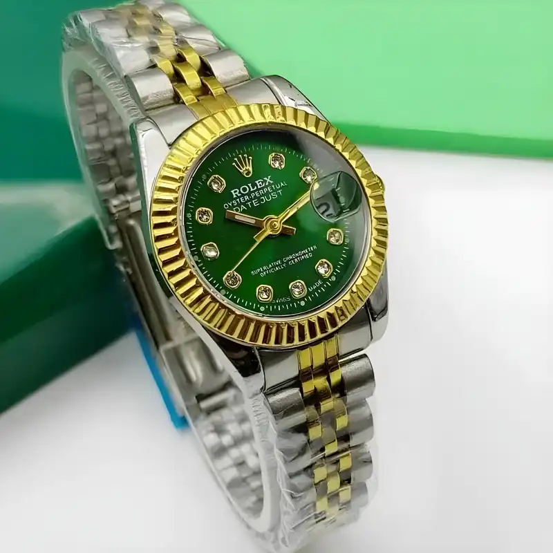 ساعت مچی عقربه ای زنانه  مدل دیت جاست تقویم دار