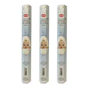 عود خوشبو کننده هم مدل Baby Powder بسته 3 عددی
