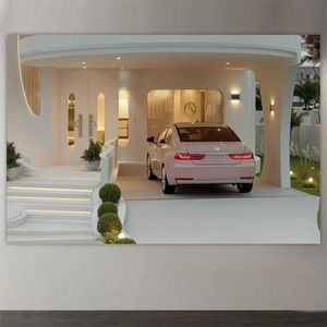 پوستر طرح  خانه مدل ویلای لوکس و ماشین کد LI10205