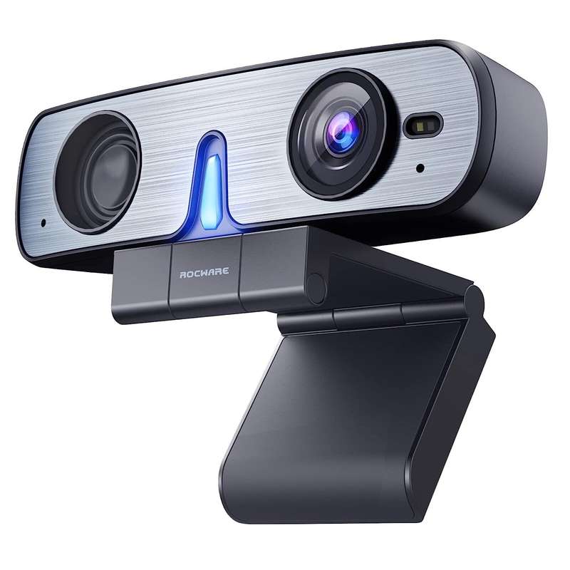 وب کم راک ویر مدل 2K VIDEO SOUNDBAR WITH SPEAKER
