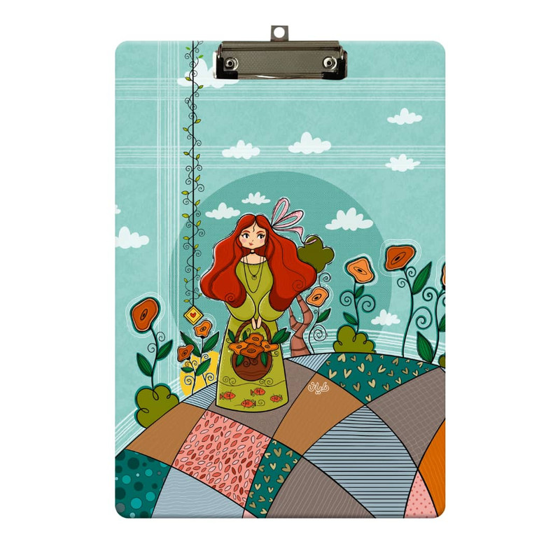 تخته شاسی دایان مدل چک لیست سایز b5 به همراه کاغذ یادداشت