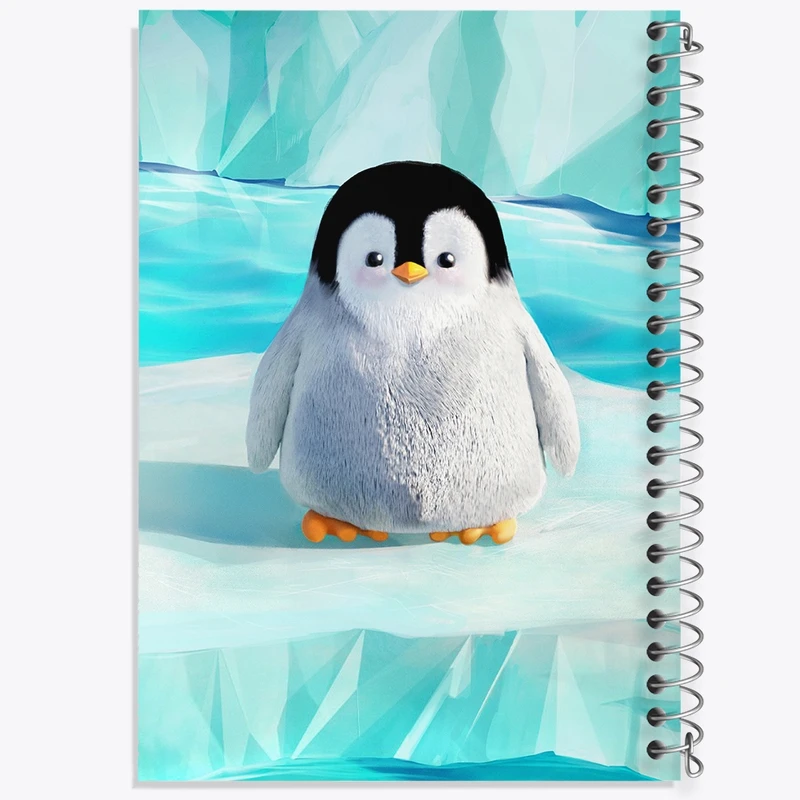 دفتر لیست خرید 50 برگ خندالو طرح پنگوئن کد F921