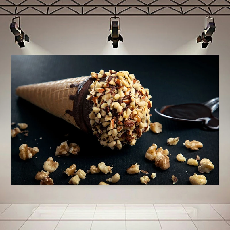 پوستر بک لایت طرح بستنی گردویی کد AR30632