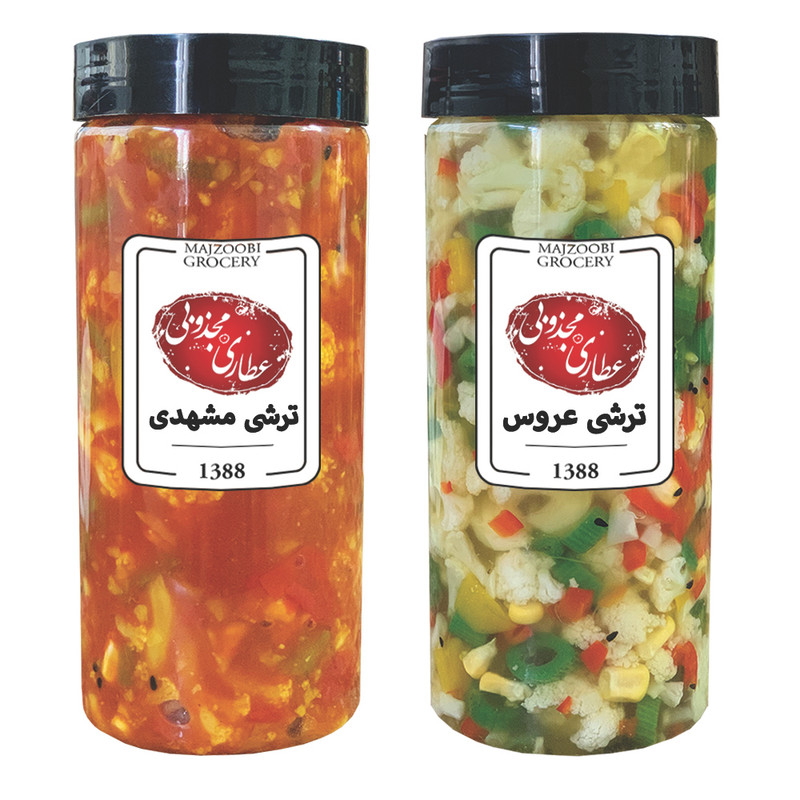 ترشی عروس و ترشی مشهدی مجذوبی - 1500 گرم
