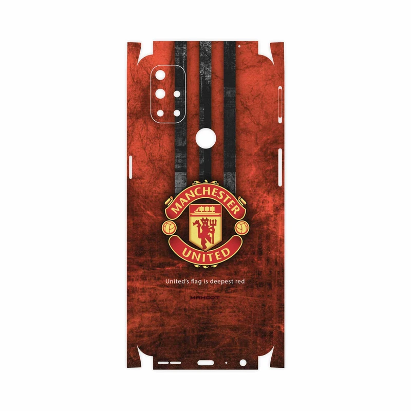 برچسب پوششی ماهوت مدل Manchester-United-FullSkin مناسب برای گوشی موبایل وان پلاس Nord N10 5G